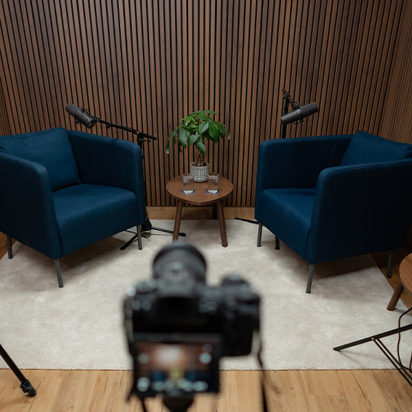 Professional podcast studio Ellie Media Studio in Zurich, Switzerland